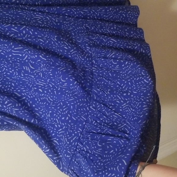 NWT Banana Republic Blue Sun Dress Sz Large. - Picture 8 of 9